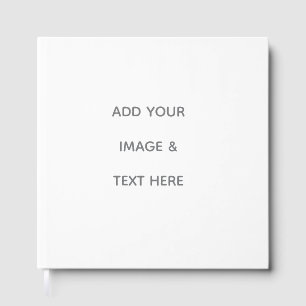 Create Your Own white  Guest Book