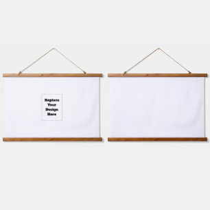 Create Your Own white Hanging Tapestry
