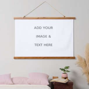 Create Your Own white  Hanging Tapestry