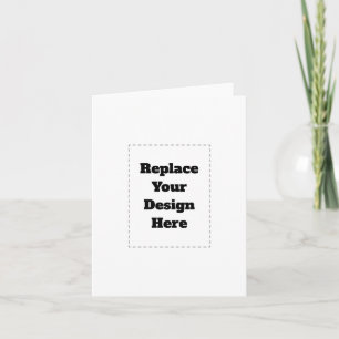 Create Your Own white Holiday Card