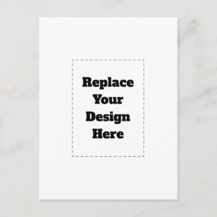 Create Your Own white Holiday Postcard
