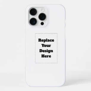 Create Your Own white iPhone 16 Pro Max Case