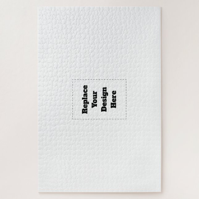 Create Your Own white  Jigsaw Puzzle (Vertical)