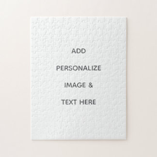 Create Your Own white Jigsaw Puzzle