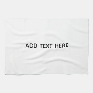 Create Your Own White  Kitchen Towel