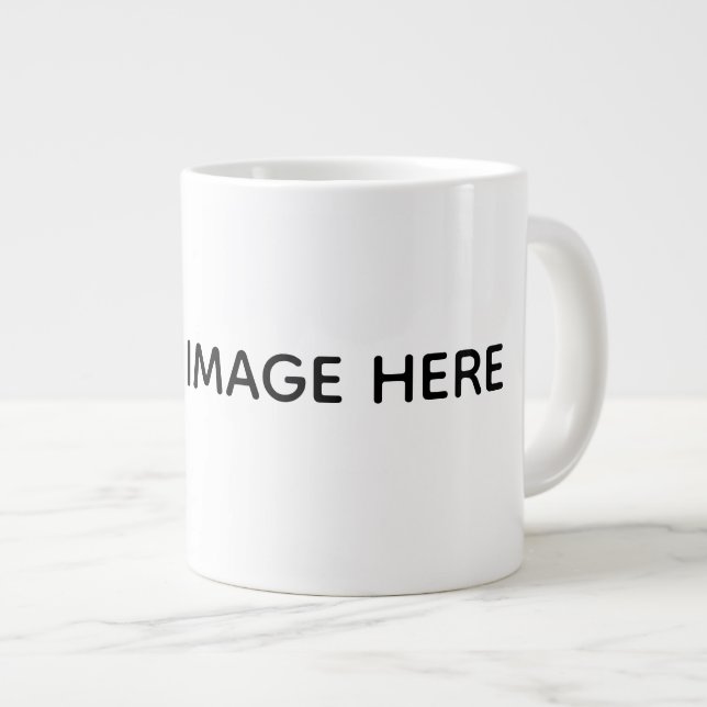 Create Your Own white Large Coffee Mug (Front Right)