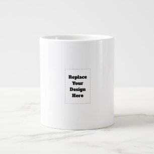 Create Your Own white Large Coffee Mug