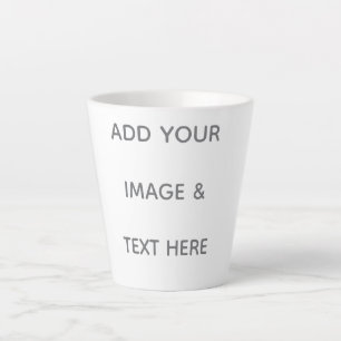 Create Your Own white  Latte Mug