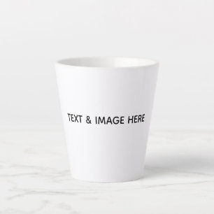 Create Your Own white Latte Mug