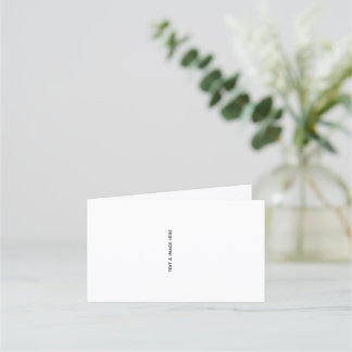 Create Your Own white Loyalty Card