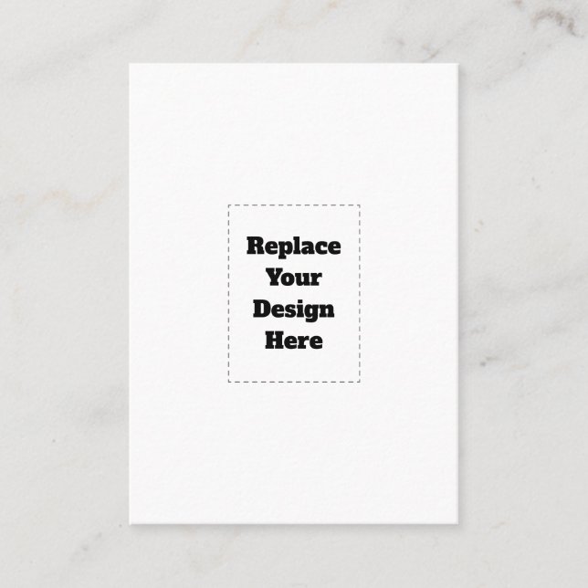 Create Your Own white  Loyalty Card (Front)