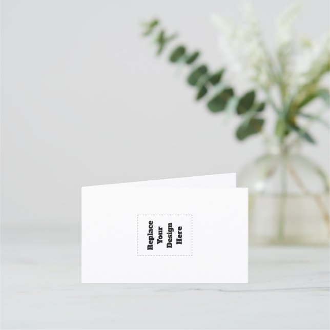 Create Your Own white  Loyalty Card (Front)