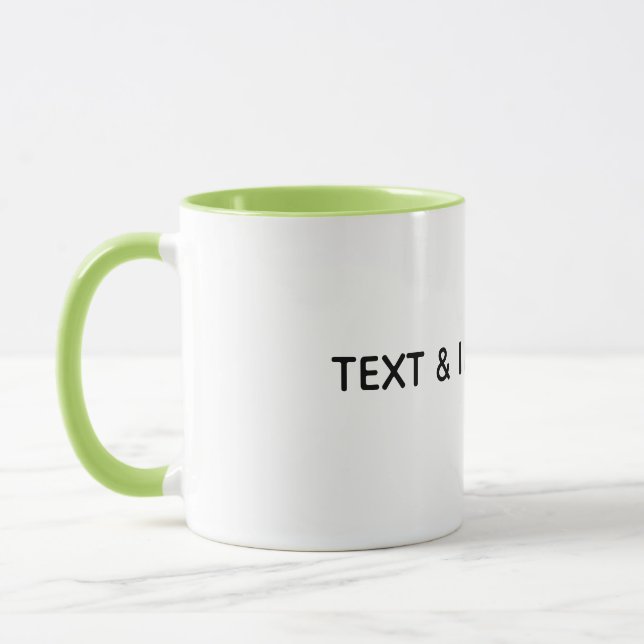 Create Your Own white Mug (Left)