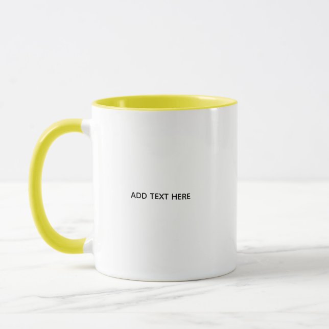 Create Your Own White  Mug (Left)