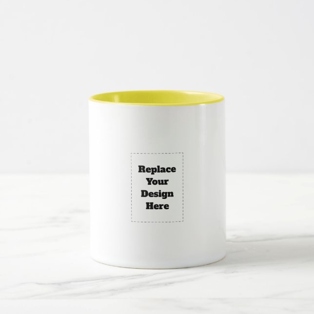 Create Your Own white  Mug (Center)