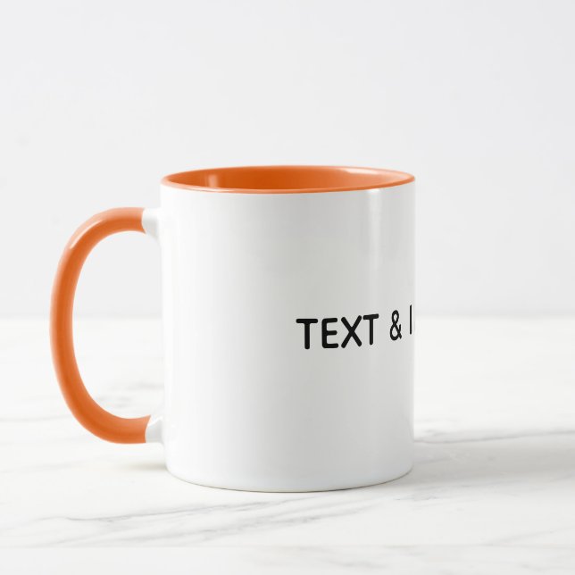 Create Your Own white Mug (Left)