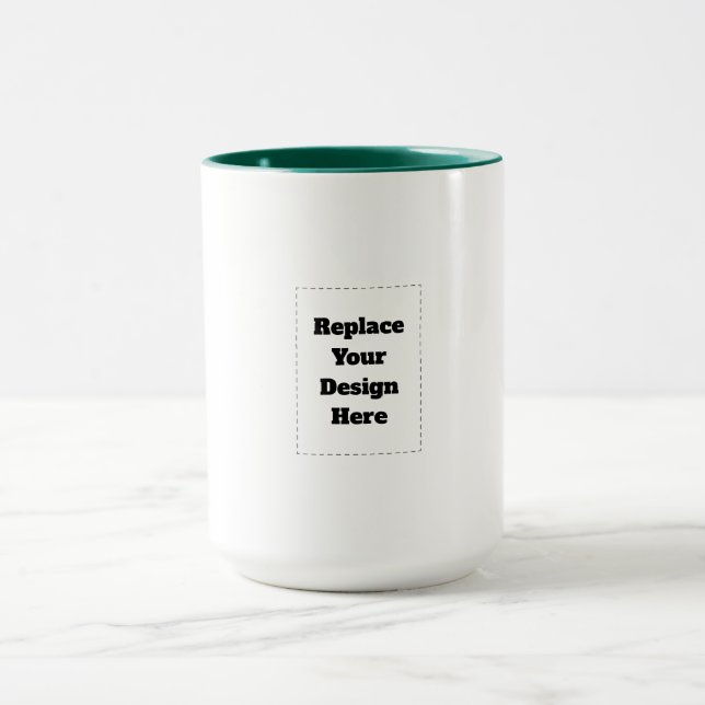 Create Your Own white  Mug (Center)