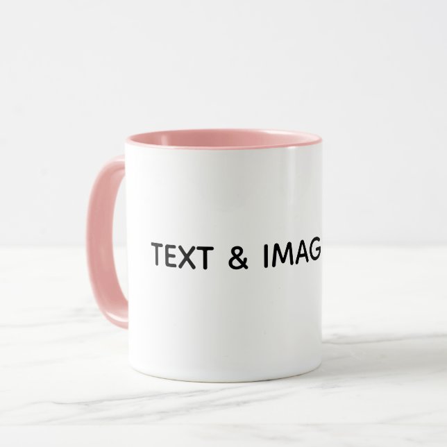 Create Your Own white Mug (Front Left)