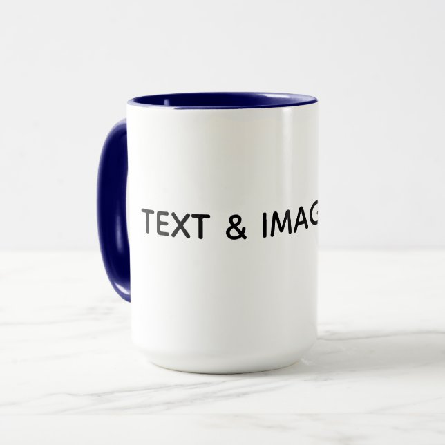 Create Your Own white Mug (Front Left)