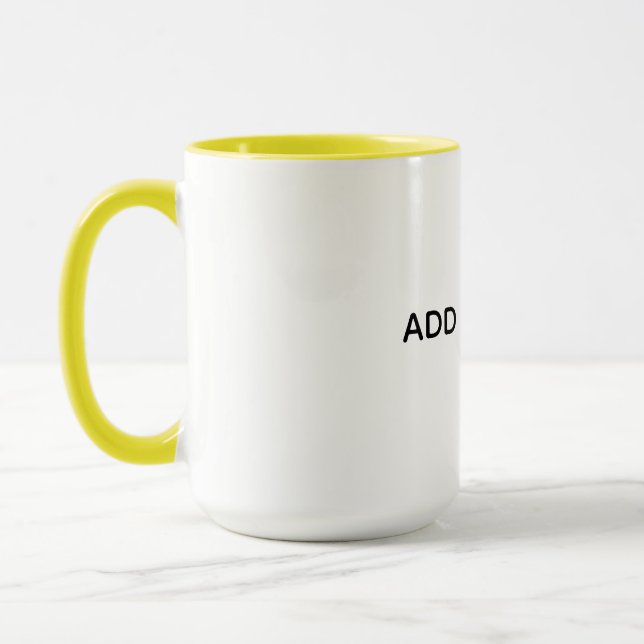 Create Your Own White  Mug (Left)