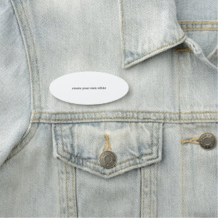 create your own white name tag