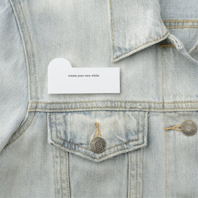 create your own white  name tag (In Situ)