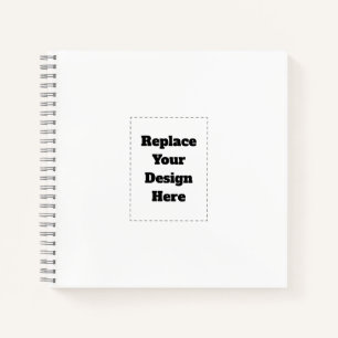 Create Your Own white  Notebook