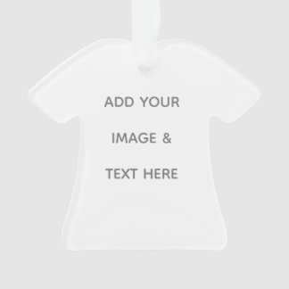 Create Your Own white Ornament