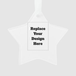 Create Your Own white  Ornament