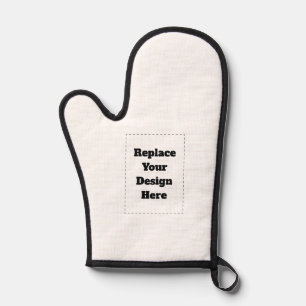 Create Your Own white Oven Mitt