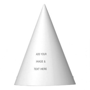 Create Your Own white Party Hat