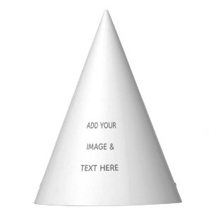 Create Your Own white Party Hat