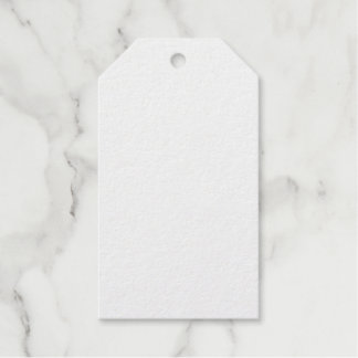 Create your own white personalizable gift tags