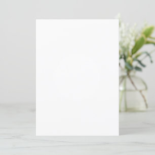 Create your own white personalizable invitation
