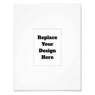 Create Your Own white Photo Print