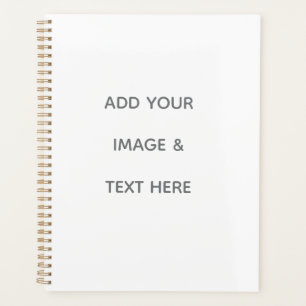 Create Your Own white  Planner