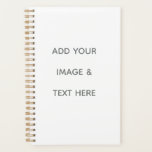 Create Your Own white  Planner<br><div class="desc">This design is minimalist style which can be easily updated with your photo and text. If you need any help please contact me using the massage button below and I will be happy to help.</div>