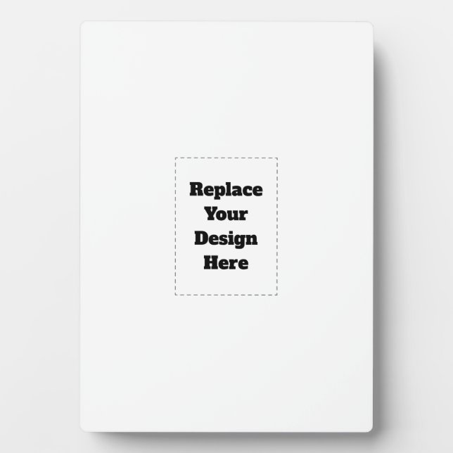 Create Your Own white  Plaque (Front)