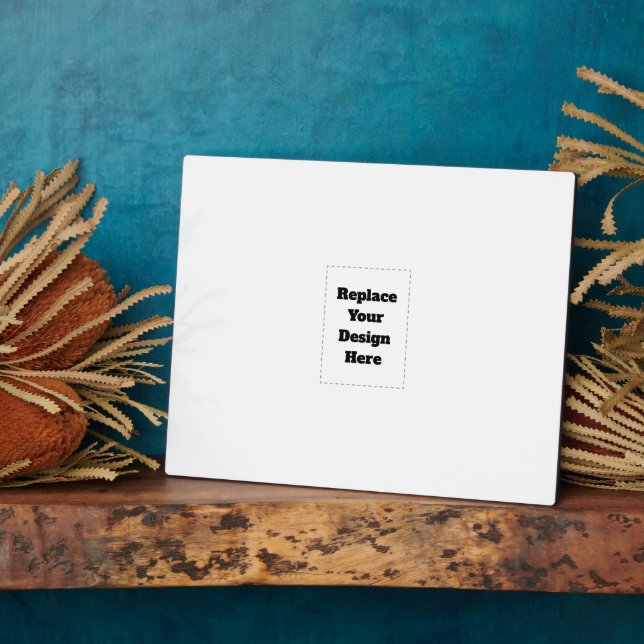 Create Your Own white  Plaque (Side)