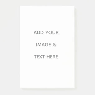 Create Your Own white  Post-it Notes