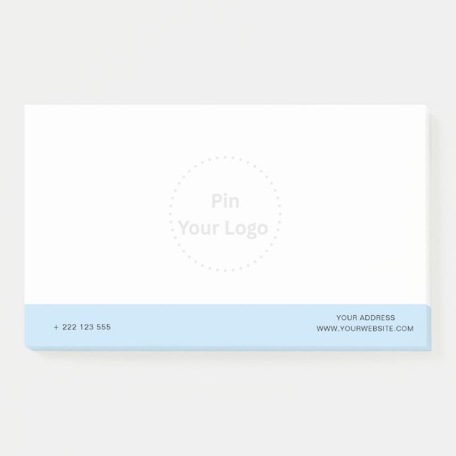 Create Your Own White Post-it Notes (Front)