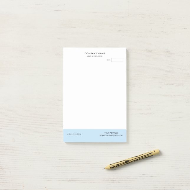 Create Your Own White Post-it Notes (On Desk)
