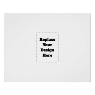 Create Your Own white  Poster