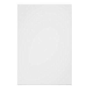  Create Your Own white Poster