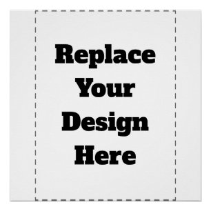 Create Your Own white  Poster