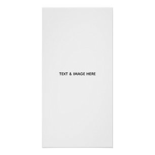 Create Your Own white Poster