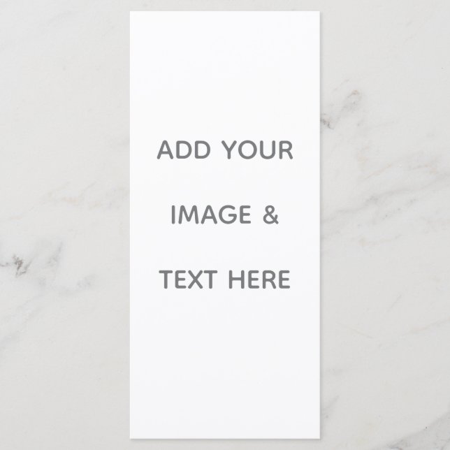 Create Your Own white  Program (Front)