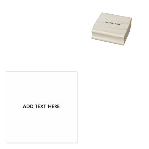 Create Your Own White Rubber Stamp