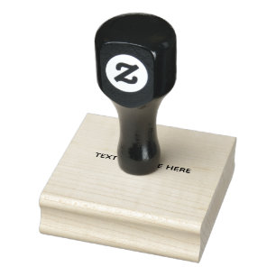 Create Your Own white Rubber Stamp