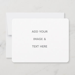 Create Your Own white  Save The Date